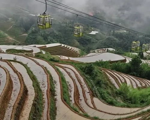 Longji Rice Terraces with the Dazhai Cable Car Private Day Tour